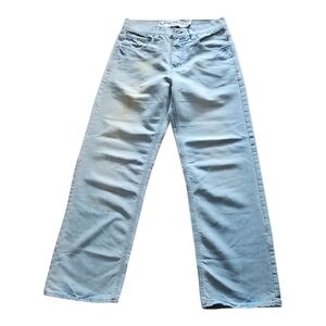 Avirex Vintage Jeans. Light Wash, Loose Fit, Embroidered Pockets. Mens 32/32